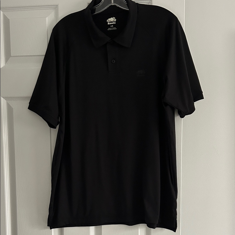 Roots  Men's Classic Black Polo